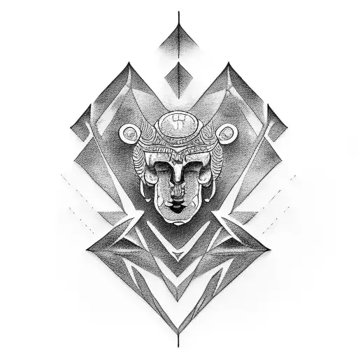 Symbol of stoicism tattoo design idea