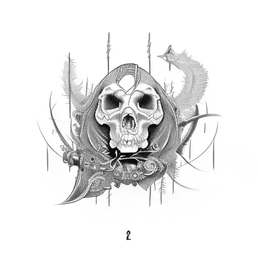 western with Barb wire tattoo design idea