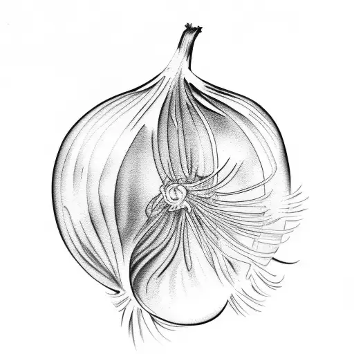 glass onion tattoo design idea