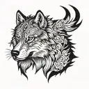 lobo tattoo design idea