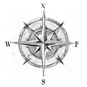 compass Attack on titan military crests tattoo design idea