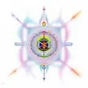 chakras tattoo design idea