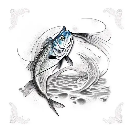 carp tattoo design idea