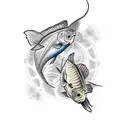 carp tattoo design idea