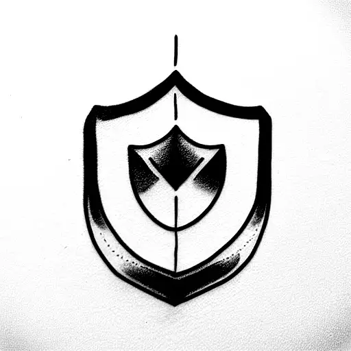 Shield tattoo design idea