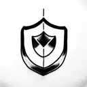 Shield tattoo design idea