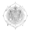 Shield tattoo design idea