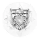 Shield tattoo design idea