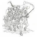 guiding tattoo design idea