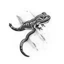 salamander  tattoo design idea
