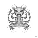 salamander  tattoo design idea