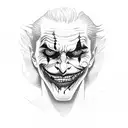 small joker tattoo tattoo design idea