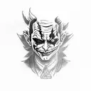 small joker tattoo tattoo design idea