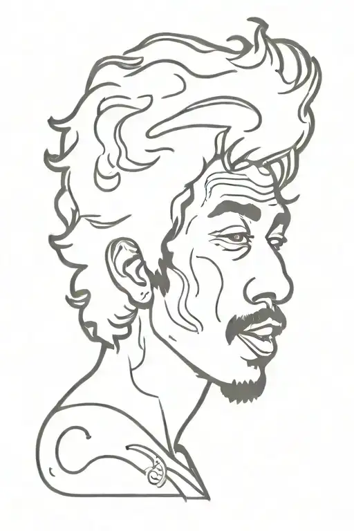 jimi hendrix tattoo design idea