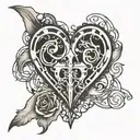 Divorce Symbol: Start the sleeve with a broken heart or shattered chain to symbolize the dissolution of your parents' ma tattoo design idea