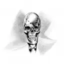 skeleton forearm tattoo design idea