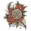 10:9 tattoo design idea