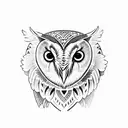 barn owl knowledge representation tattoo design idea