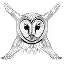 barn owl knowledge representation tattoo design idea