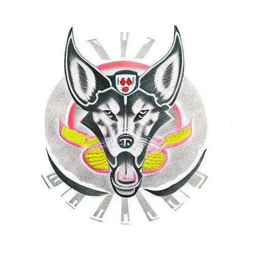 special Forces green berets k-9 tattoo design idea