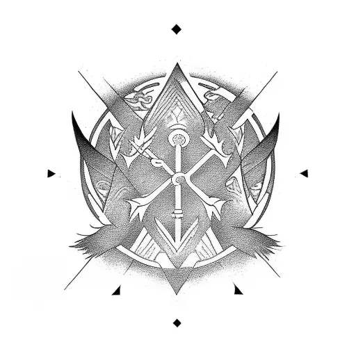 Chi Rho, Gomo Gomo Fruit, Surfing, Family tattoo design idea