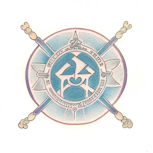 Chi Rho, Gomo Gomo Fruit, Surfing, Family tattoo design idea