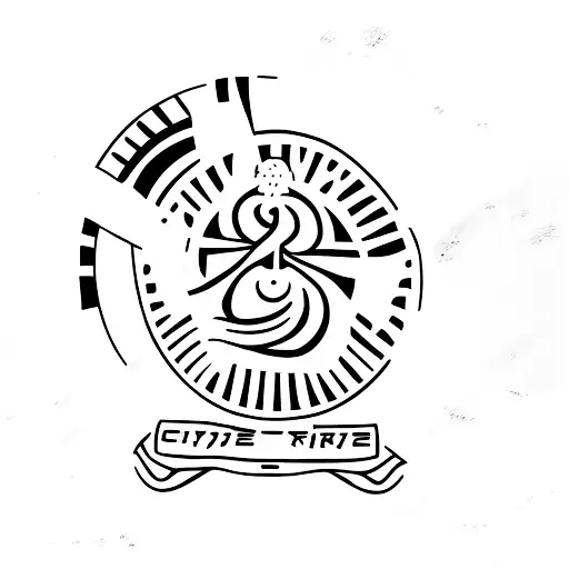 Chi Rho, Straw Hat, Surfing, Family tattoo design idea