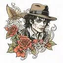 Michael Jackson series tattoo design idea