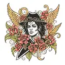 Michael Jackson series tattoo design idea