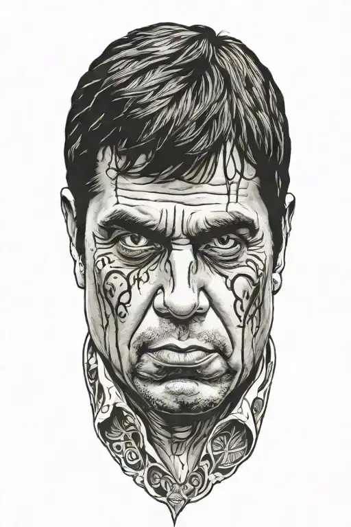 Scarface the world is yours  tattoo design idea