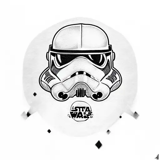 A Star Wars-inspired tattoo depicting a Jedi ninja turtle tattoo design idea