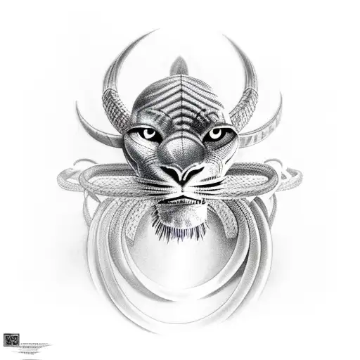 black mamba tattoo design idea