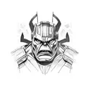  transformer with hulk tattoo design idea