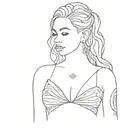 beyonce Renaissance tour tattoo design idea