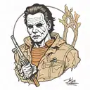 michael myers   tattoo design idea