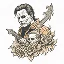 michael myers   tattoo design idea
