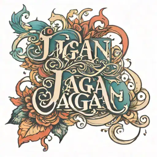 jagan  name tattoo tattoo design idea