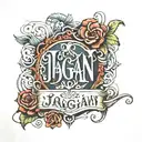 jagan  name tattoo tattoo design idea