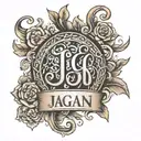 jagan  name tattoo tattoo design idea