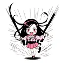 nezuko tattoo design idea