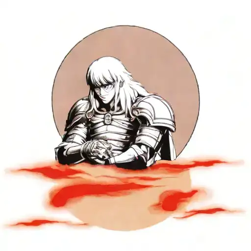 Griffith From Berserk Under The Red Sun tattoo design idea