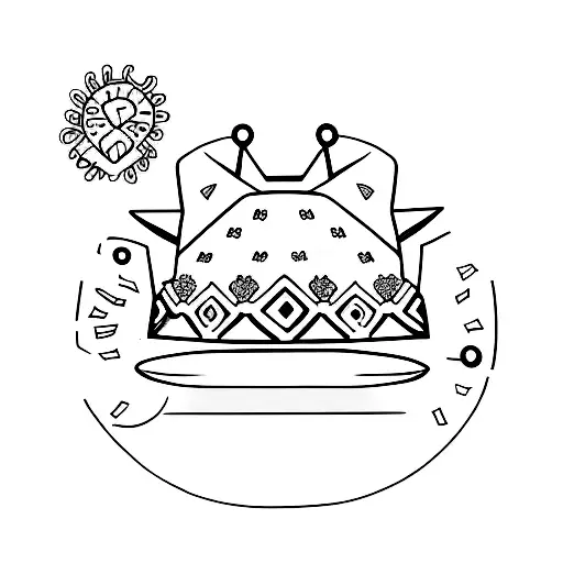 Draw a cactus holding an engagement ring and wearing a sombrero tattoo design idea