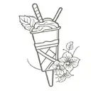 popsicle ice cream tattoo design idea