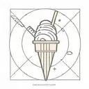 popsicle ice cream tattoo design idea