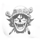 luffy tattoo design idea
