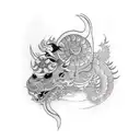 ronin tattoo design idea