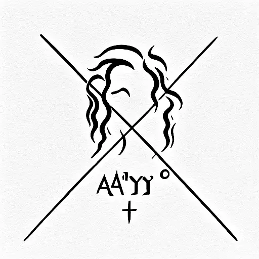 it's a name arya tattoo design idea