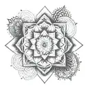 mandala geometric tattoo tattoo design idea