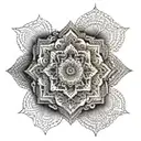 mandala geometric tattoo tattoo design idea
