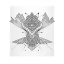 Hustle tattoo design idea